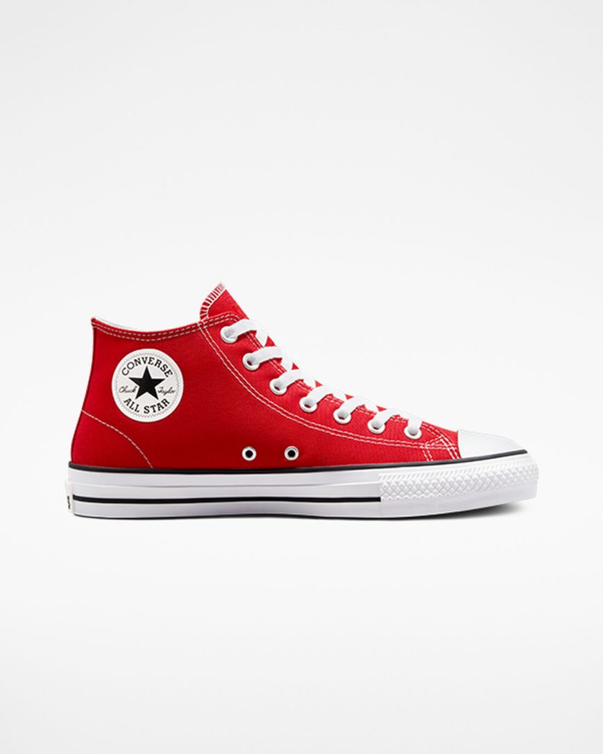 Dámské Skate Boty Converse CONS Chuck Taylor All Star Pro Červené Bílé Černé | CZ EUTP54